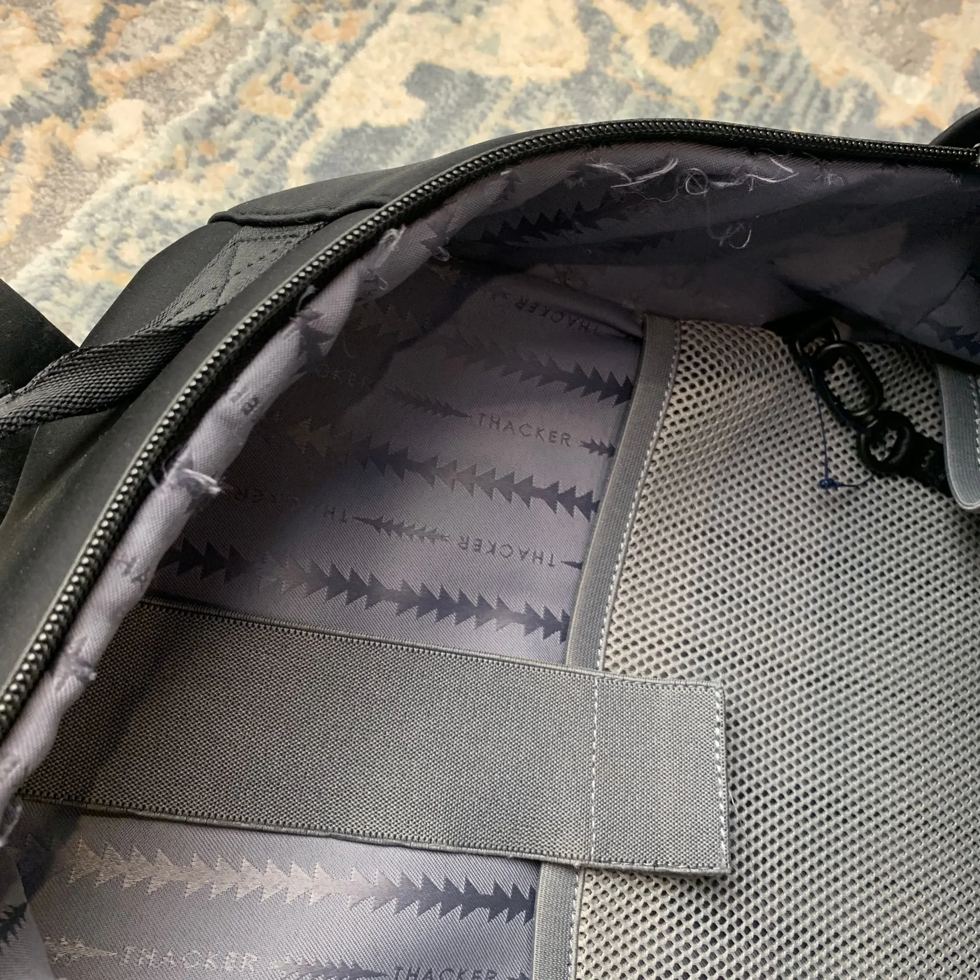 Thacker Neoprene Backpack in Black - Image 11