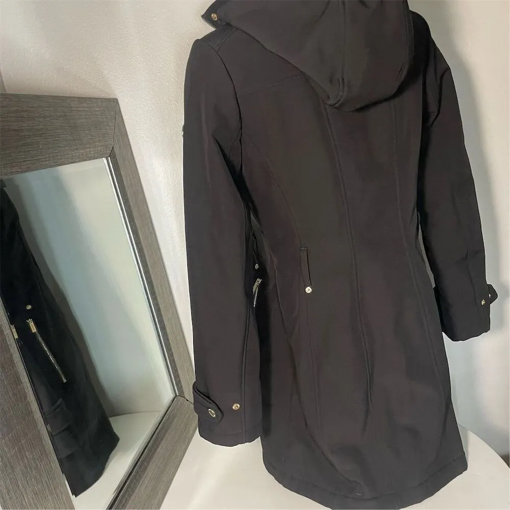 COPY - Michael Kors Women's Hooded Black coat Size S - Image 13