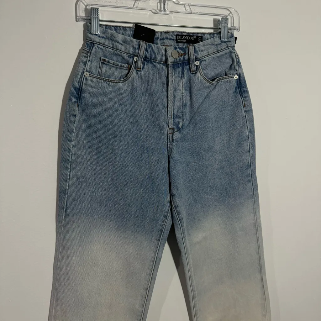 BlankNyc x Free People The Baxter Ribcage High Rise Straight Leg Jeans Size‎ 25 - Image 3