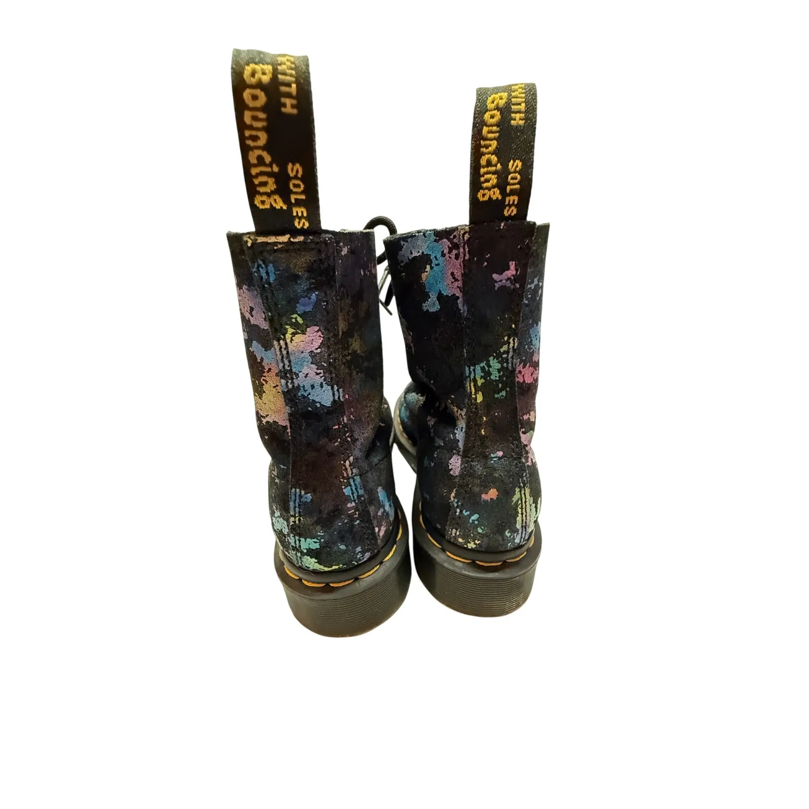 Dr Martens 1460 Pascal Paint Splatter Boots Grunge Alternative Edgy US 5 UK 3 - Image 4