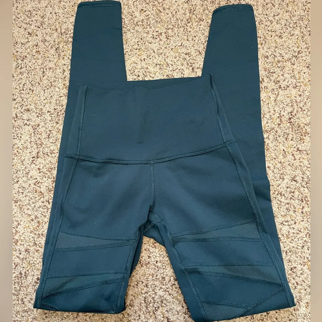 Lululemon Wunder Under Pant  Hi Rise Tech Mesh Submarine size 2 - Image 3