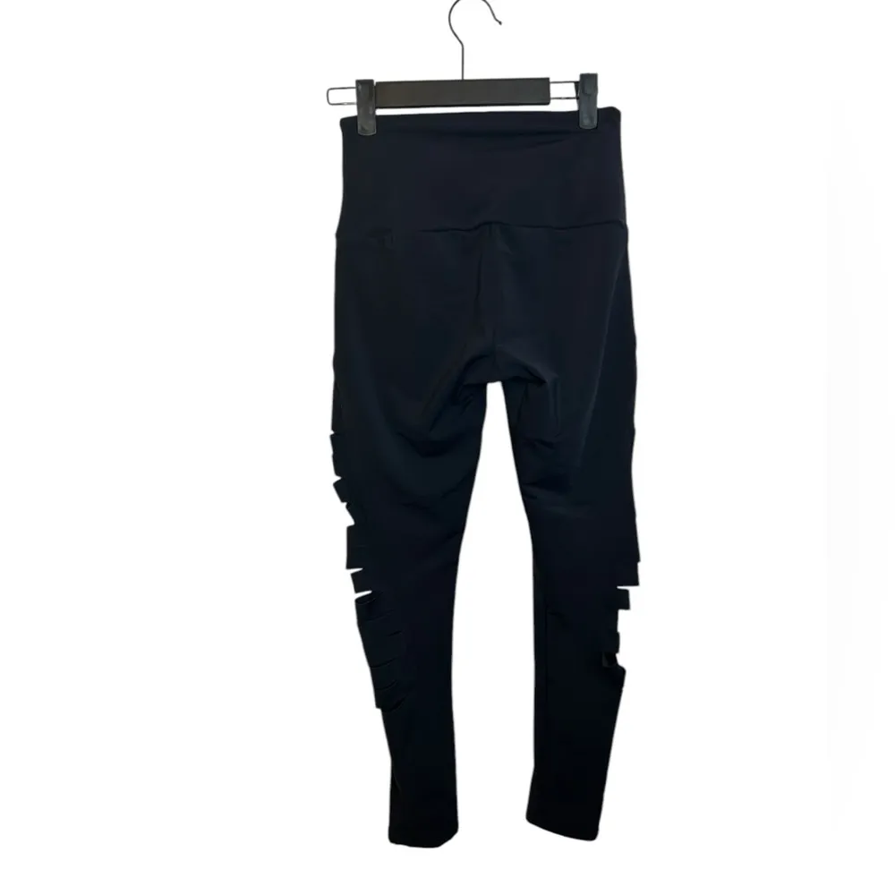 Onzie Flow Black Slashed Harley Leggings - Image 3