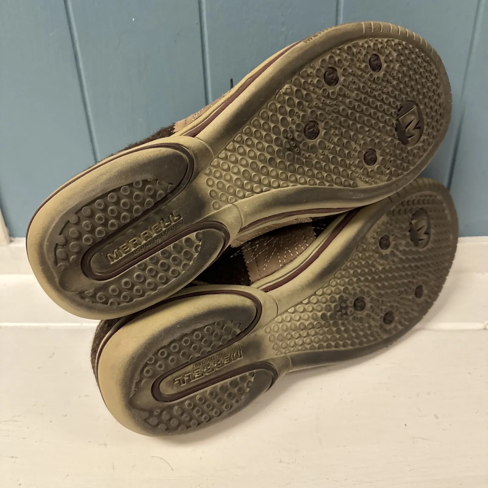 Merrell Star Wool Shoes‎ Womens 10 Brown Wool Lace Up Low Top Casual Sneakers - Image 5