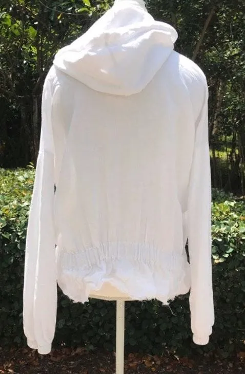 mixed media hoodie - Image 2