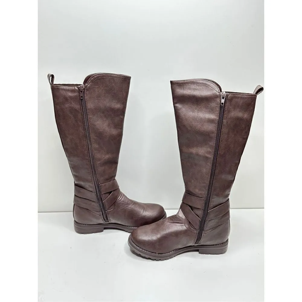 G.C Shoes Aston Brown Riding Boots With Buckle Detail Size 6.5 New Brown - Image 5