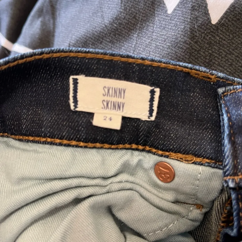 MADEWELL Skinny Denim Jeans Women’s Pants Dark Wash Sz 24x29 NWOT - Image 5