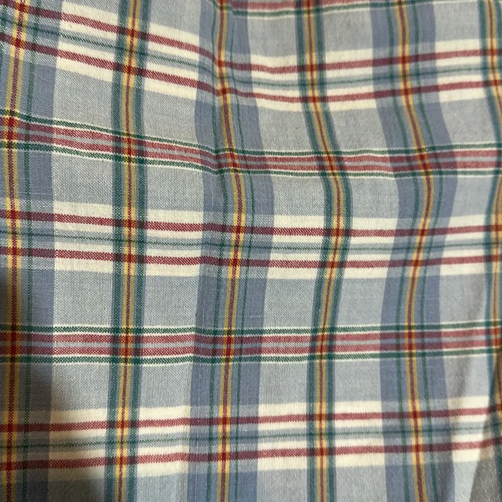 Vintage Reversible Patchwork Multicolored Plaid Cotton Vest Possibly Handmade - Image 13