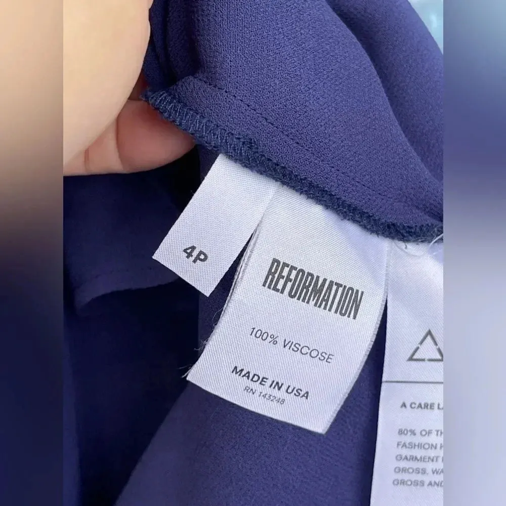 REFORMATION Chamomile Maxi Wrap Dress Size 4 - Image 11