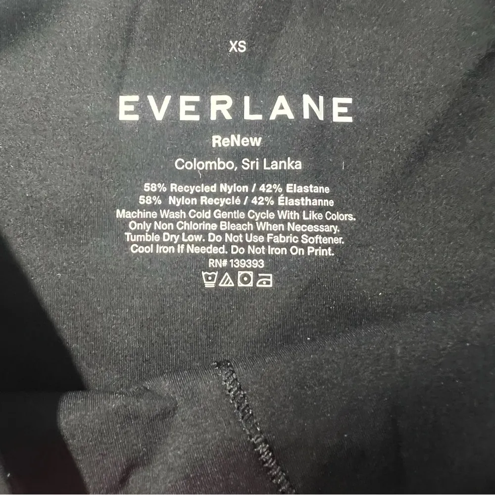 NWOT Everlane The Perform Legging ReNew in Black Size XS NEW - Image 8