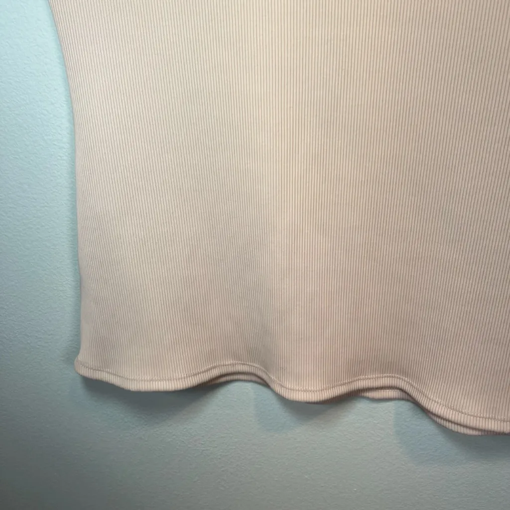 WHBM For Me Ribbed Stretch Tank Top Rose Smoke Pullover Racerback Flattering  XL - Image 11