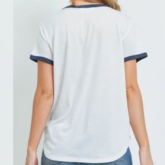 Retro “Be Groovy” Graphic Tee‎ White Size M - Image 12