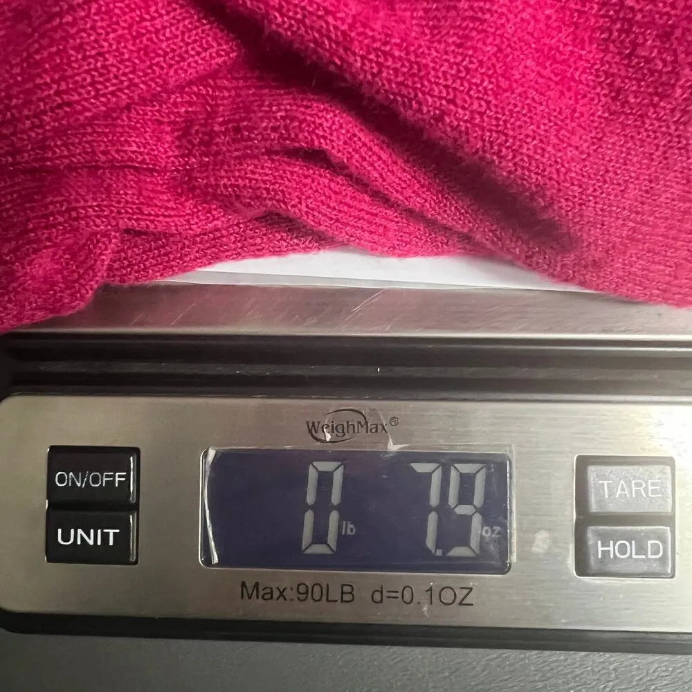 LOFT Silk Ramie Blend Long Sleeve Open Front Women's Pink Cardigan Size Medium - Image 11