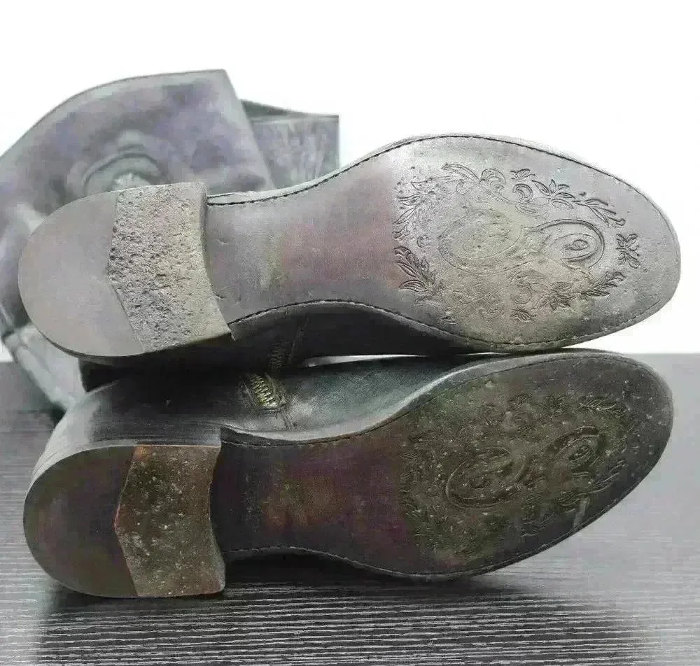 Sonora Sophie Women’s Black Distressed Leather Boo Size undefined - Image 9