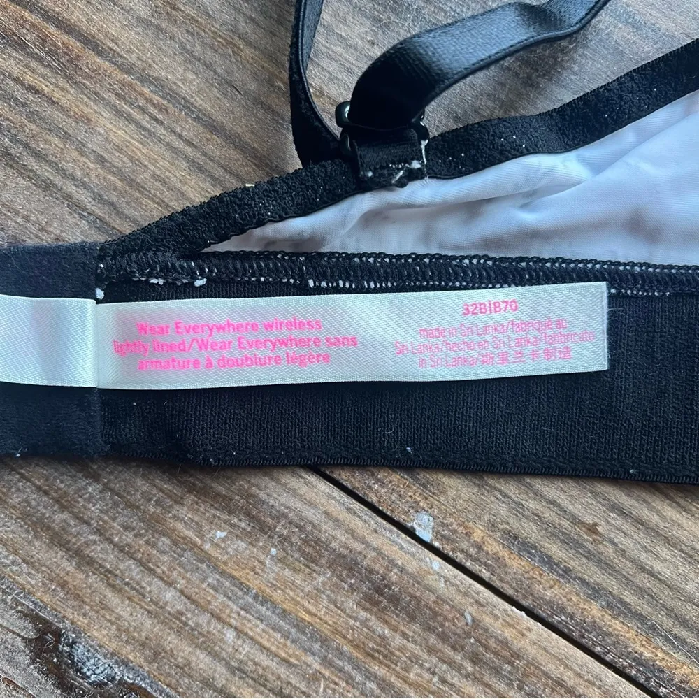 Victoria's Secret Pink Marble Print Wear Everywhere Lightly Lined Bra Size 32B - Image 5