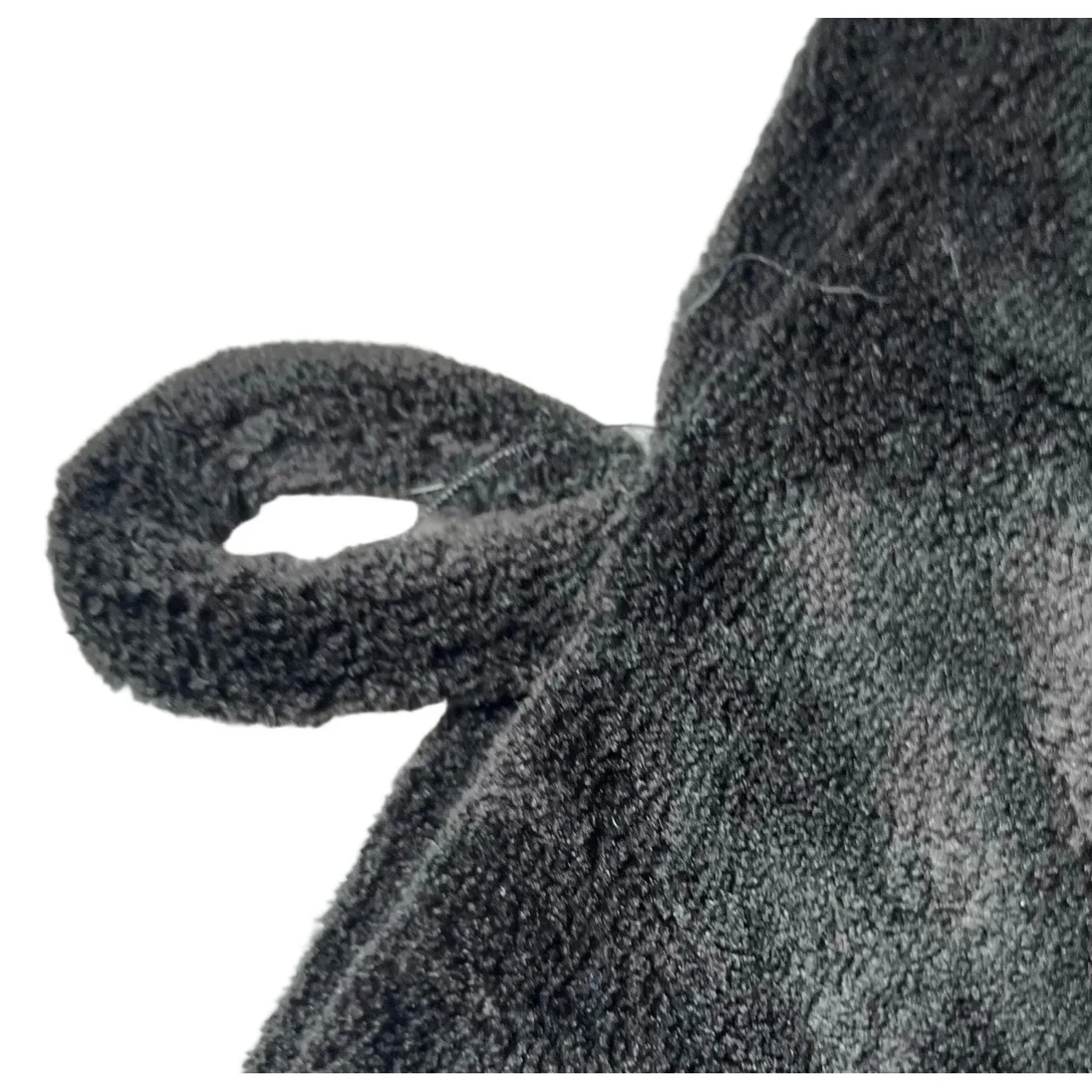 Victorias Secret Velour Robe Womens Small Black Shawl Collar Cozy Vacation Spa - Image 7