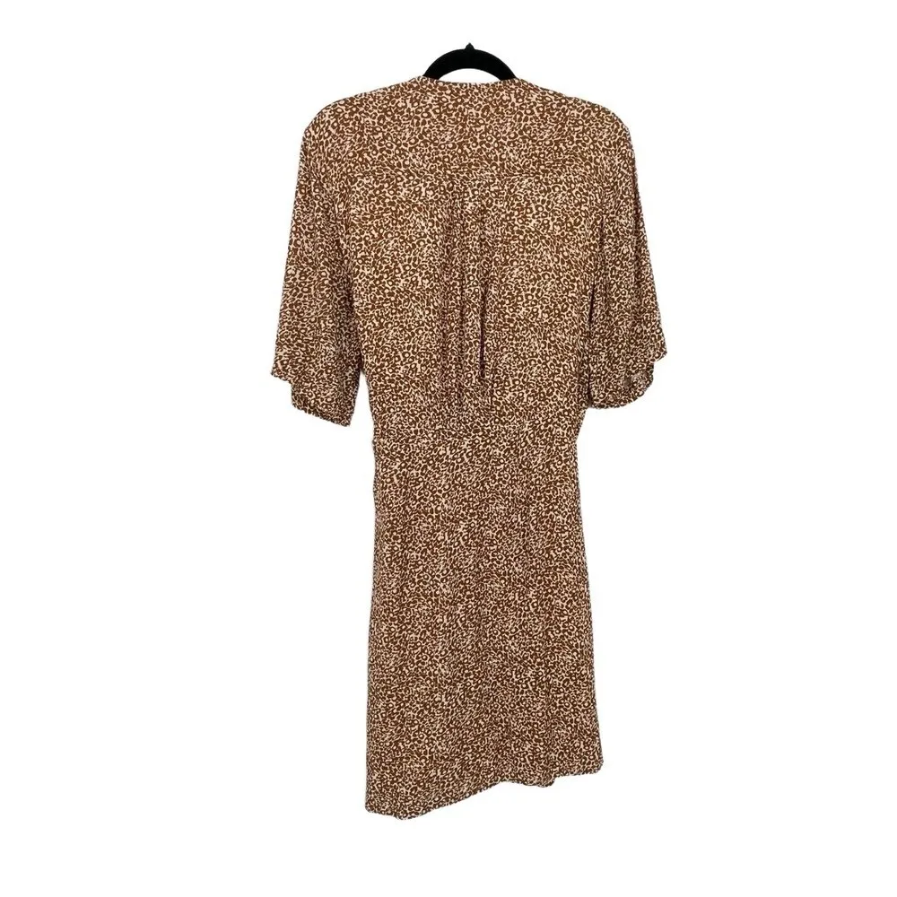 Zara Womens Boho Fairy Core Spring Tie Halter Floral Knee Length Dress Small - Image 9