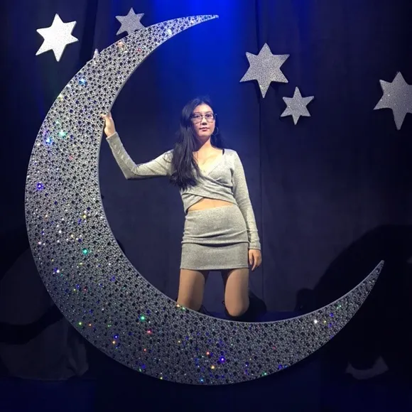 Grey 2 piece skirt set - Image 2