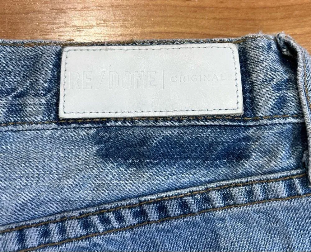 RE/DONE Relaxed Crop Jeans in Ultra Light - Image 7