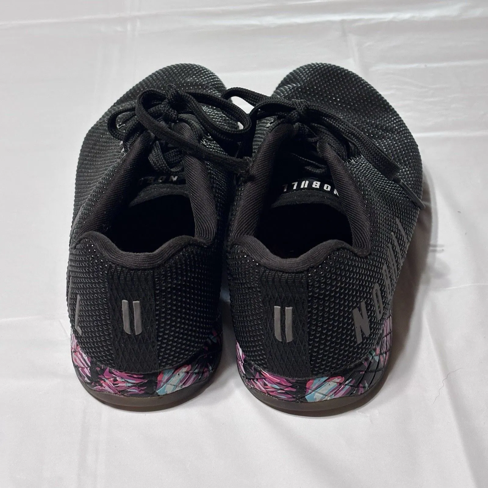 NOBULL Shoes Womens 7.5 Black Floral Colorful Gym Training Crossfit Sneaker - Image 4
