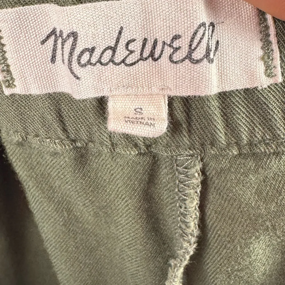 Madewell Pull On Cloth Shorts in Green Size Small‎ - Image 5
