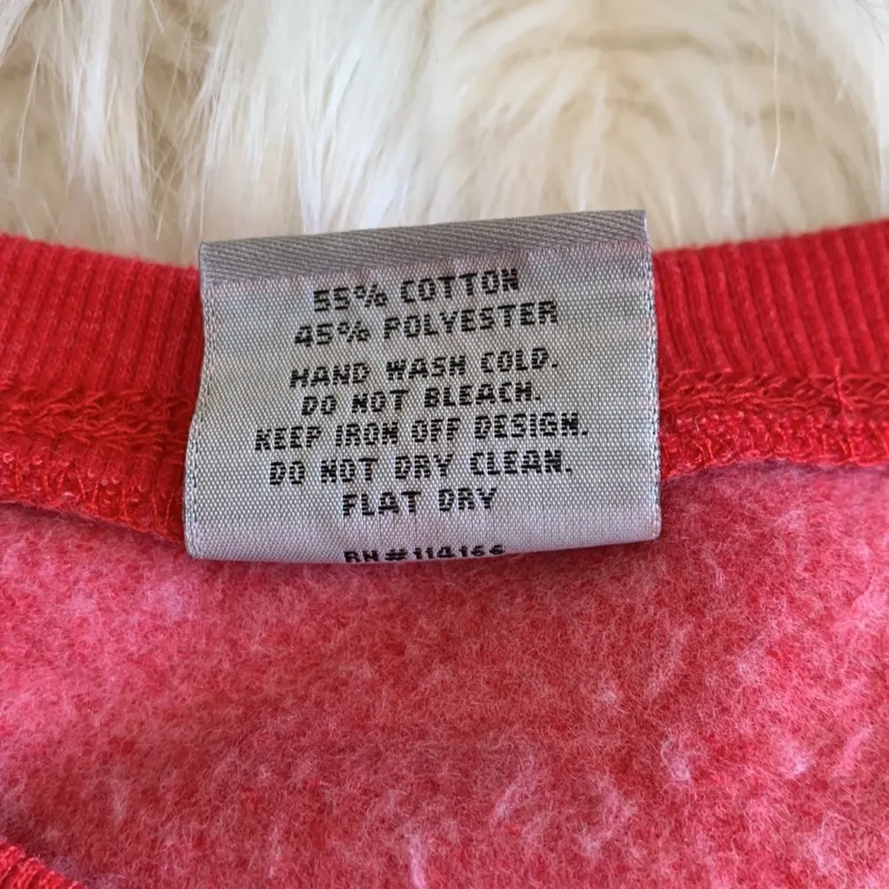 University of Wisconsin Bucky Badger Sequin Sweatshirt Size Small - Image 6