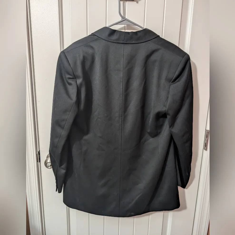 Vintage Jaeger Wool Blazer Women's 14 Black - Image 2