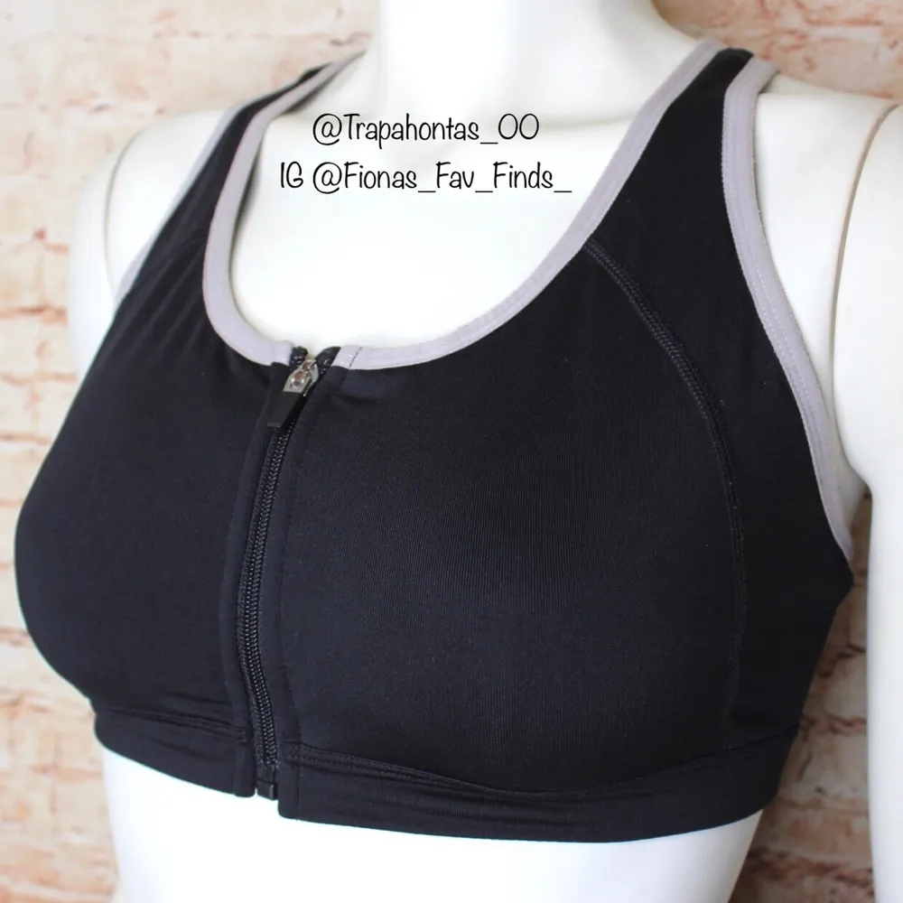 Fila | Front Zip Maximum Support Sports Bra 34DD - Image 2