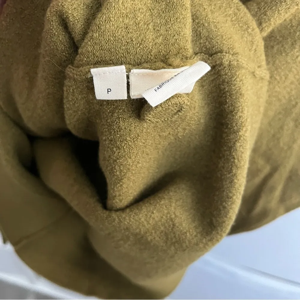 Ulla Johnson Marta Wool Cardigan in Fatigue - Image 3