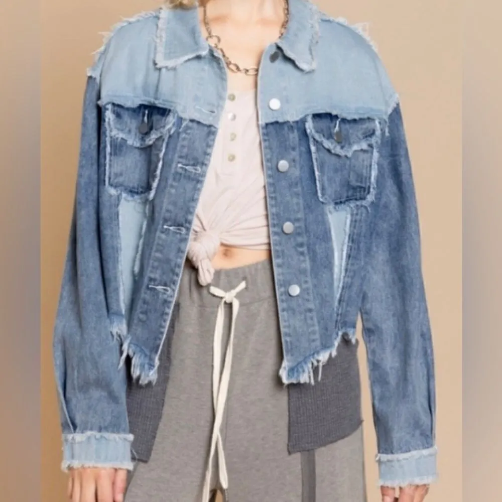 POL ‎ Patch Denim Jacket - Image 11