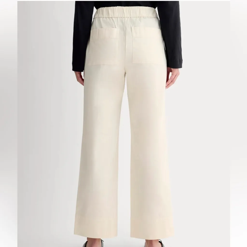 EVERLANE The Easy Pant size 16 Canvas Pull On Classic - Image 2
