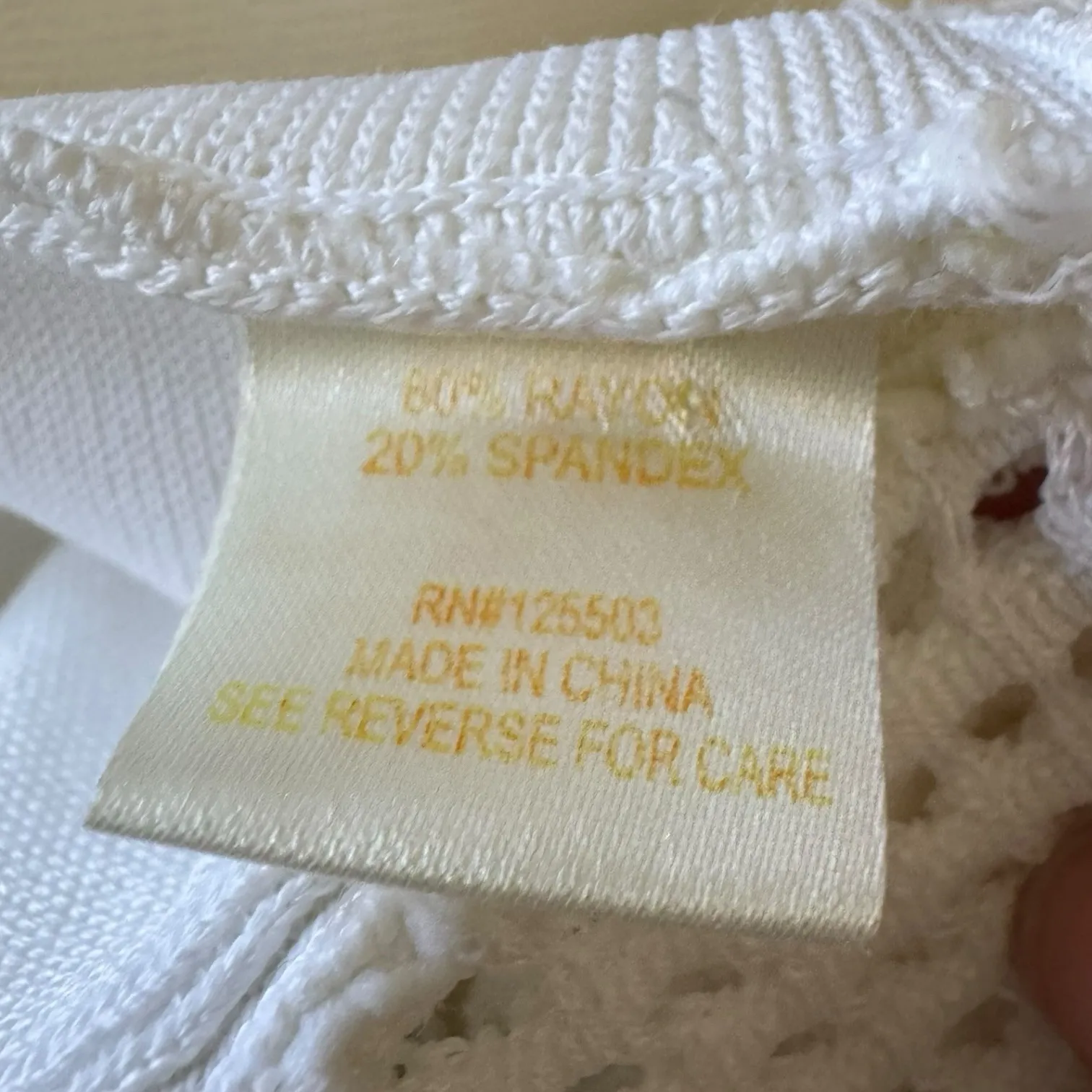 Torn by Ronny Kobo Fit & Flare Dress White Laser Cut Out White Stretch Sz S - Image 5