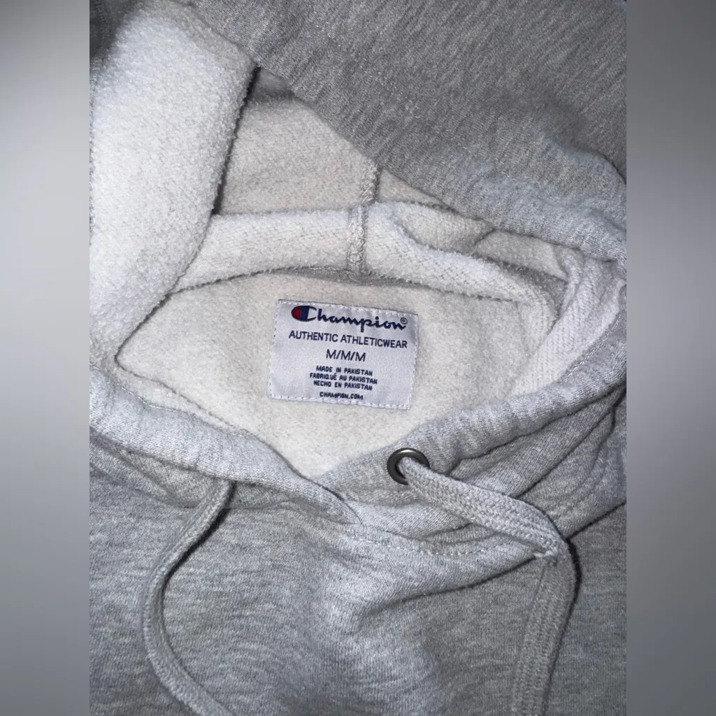Champion Women's Light Gray Hoodie - Image 8