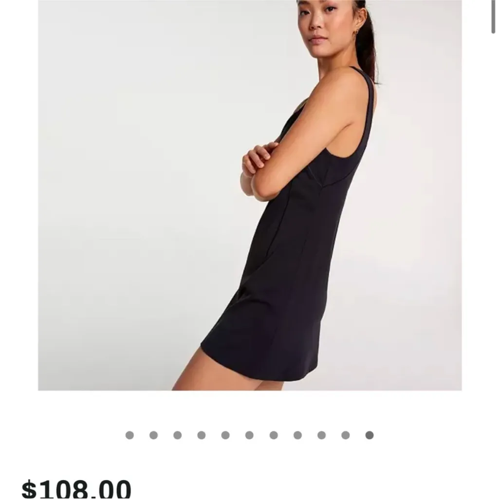 CALIA Women's Inspire Scoop Back Dress NWT Black Size M - Image 10