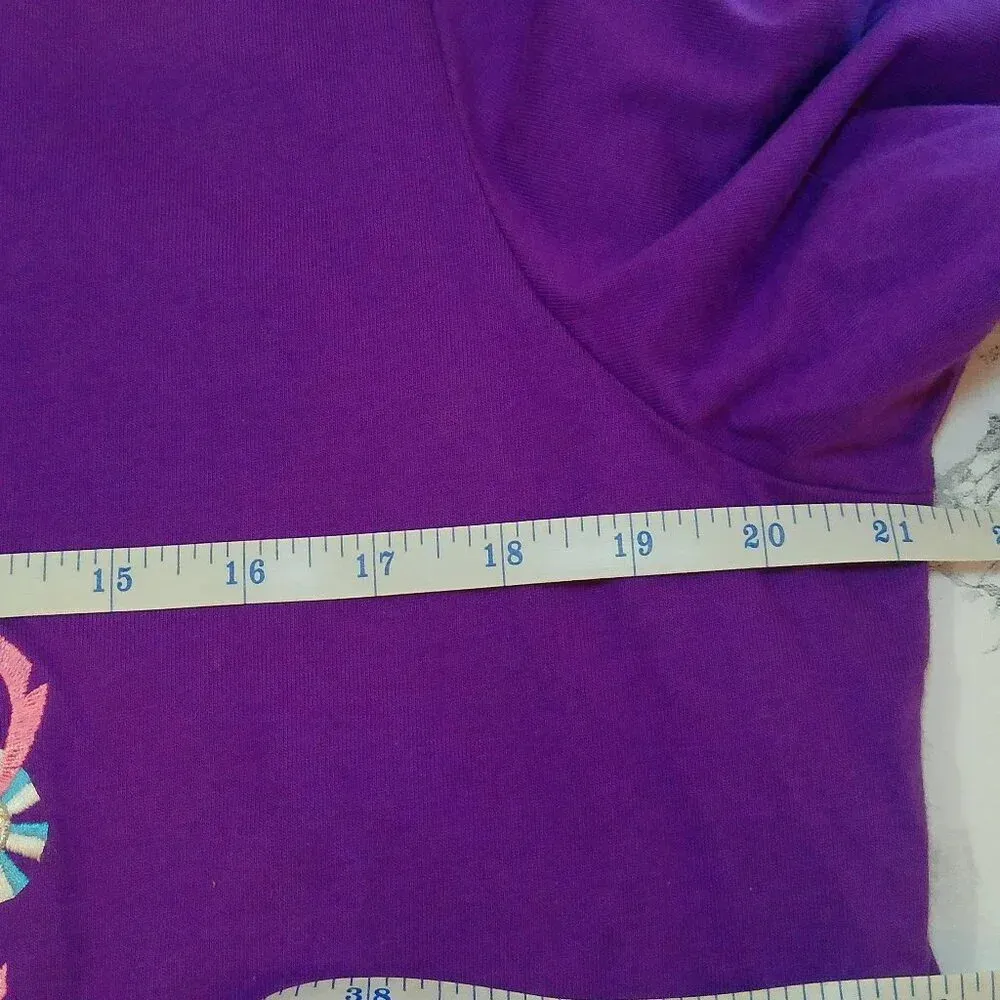 Bob Mackie  Purple Cat Motif Size XL - Image 5