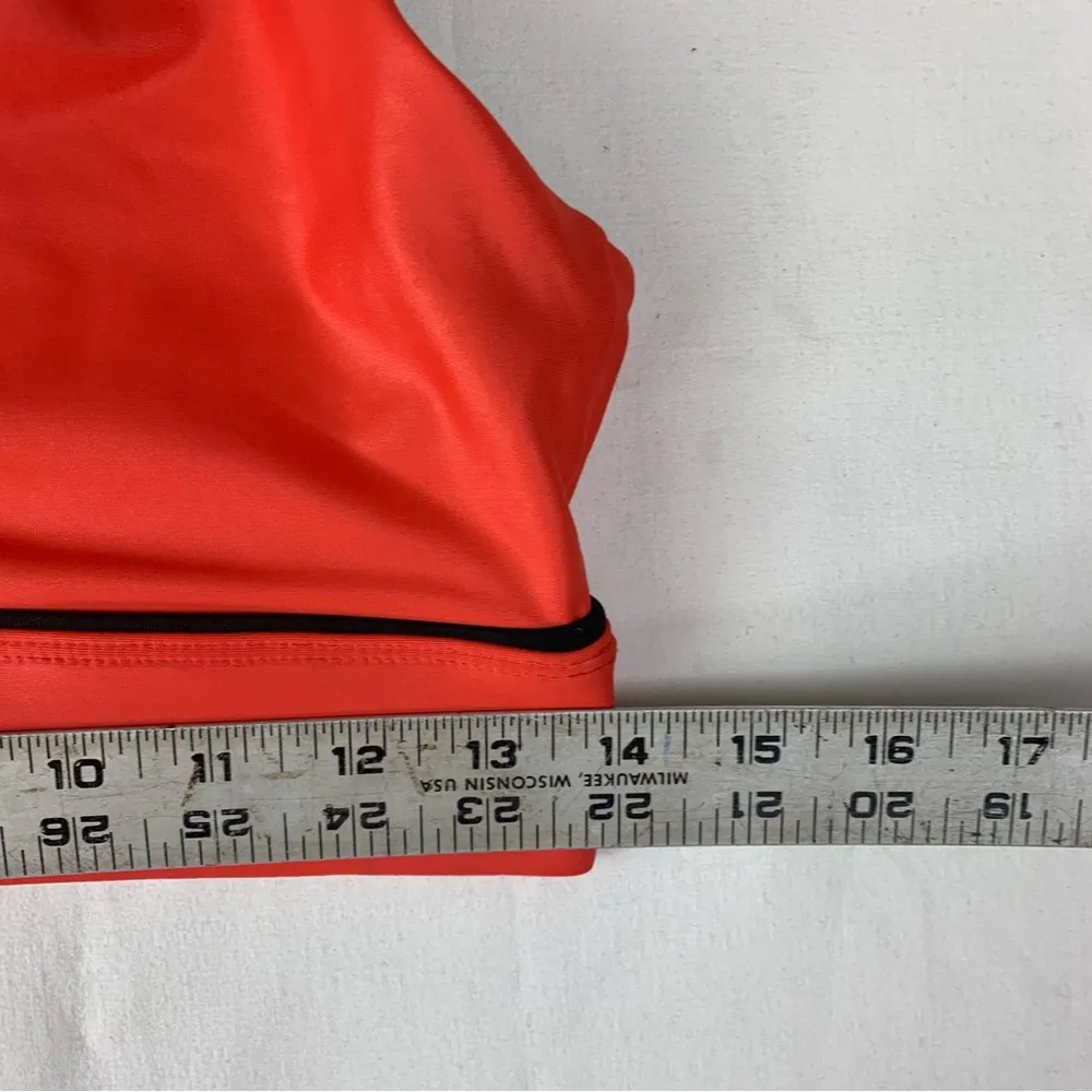 ZYIA women's size medium Red Sports Bra with Criss-Cross Straps heart back - Image 6