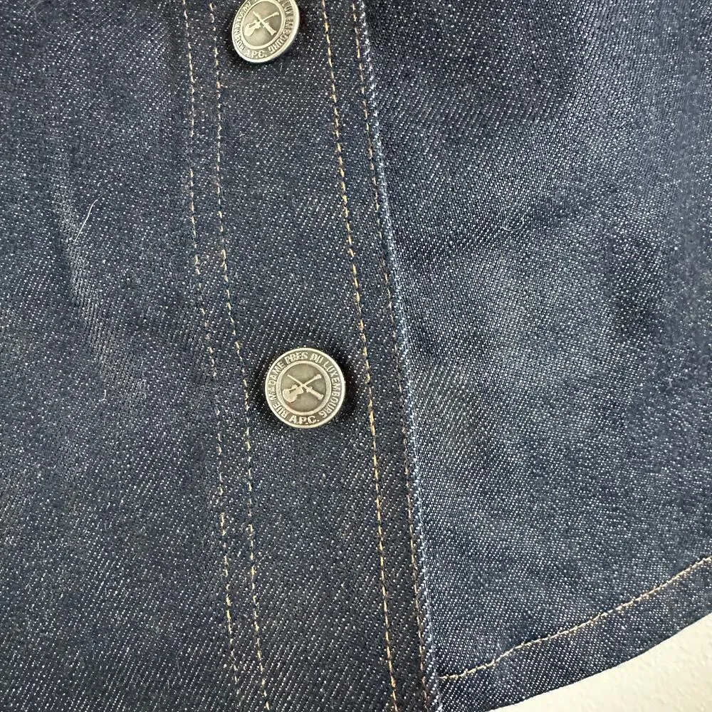 A.P.C. Paula denim miniskirt size 36 Blue - Image 2