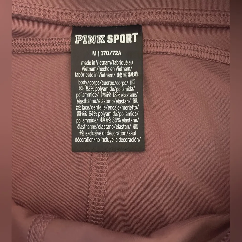 Victoria’s Secret PINK Sport Activewear Lace Leggings, High Waist 7/8 Ankle - Image 9