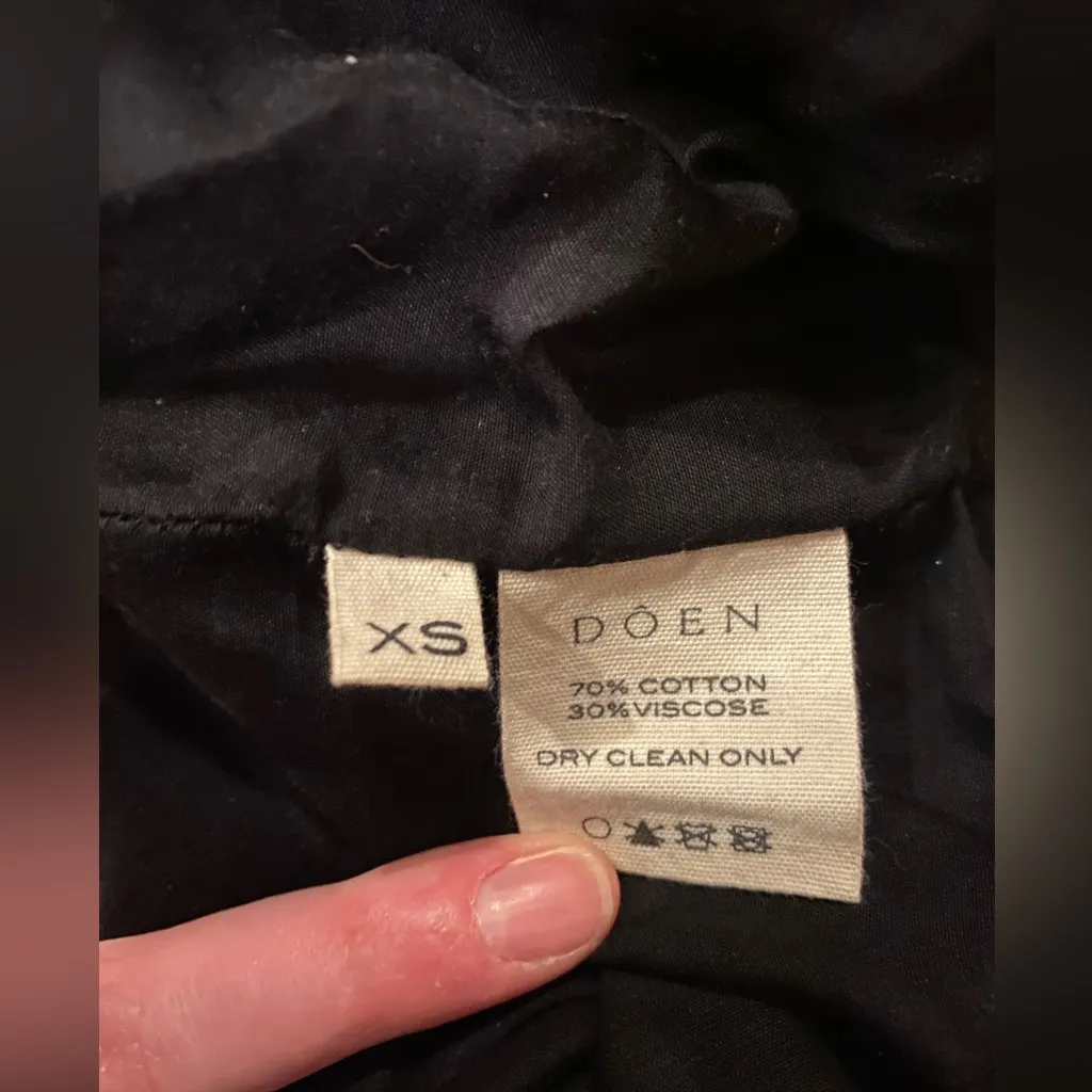 Doen Whitney Dress — Slightly Altered XS Black - Image 4