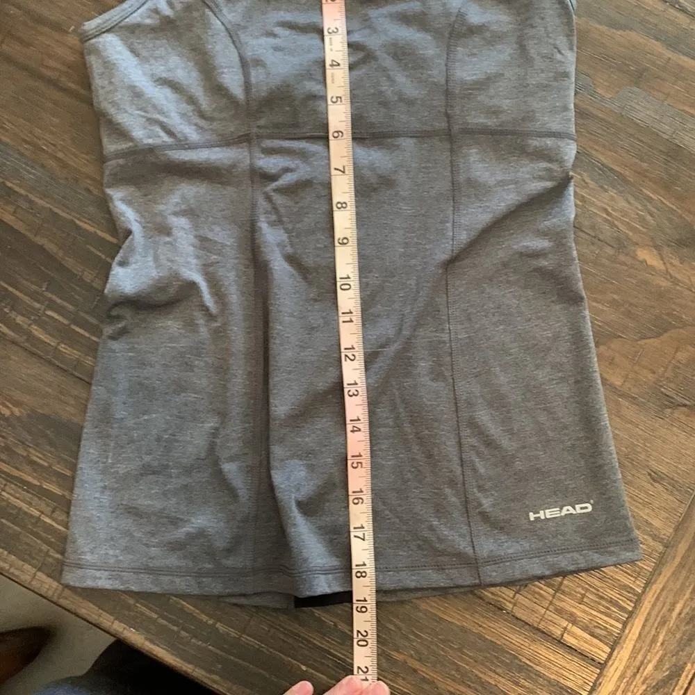 Head  Black and Gray Racerback Tank Size M‎ - Image 5