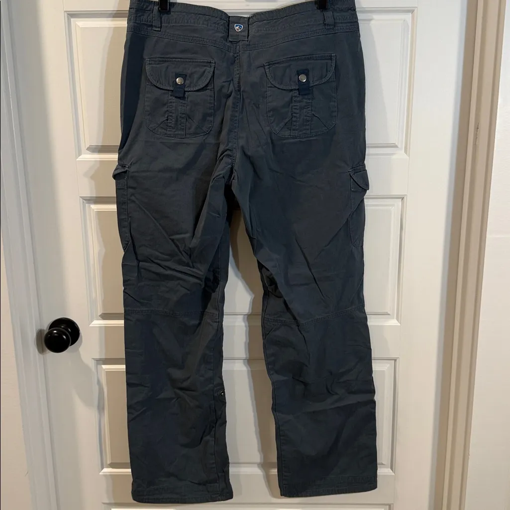 Kuhl Splash Roll Up Cargo Pants Hiking Outdoor Metal Blue Womens Size - Image 5