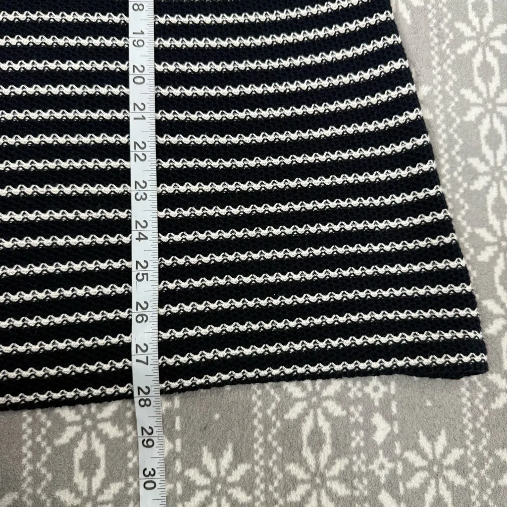 Talbots Navy & White Striped Nautical Knit Sweater‎ Size X-Large - Image 9