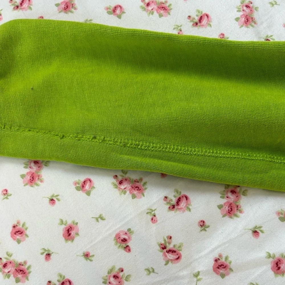 GILLY HICKS green embroidered jacket sweatshirt - Image 3