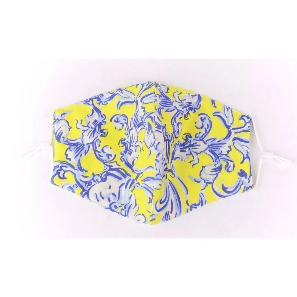 ✨NIP Tory Burch Floral Two Layer Adjustable Mask Face Cover✨ - Image 2