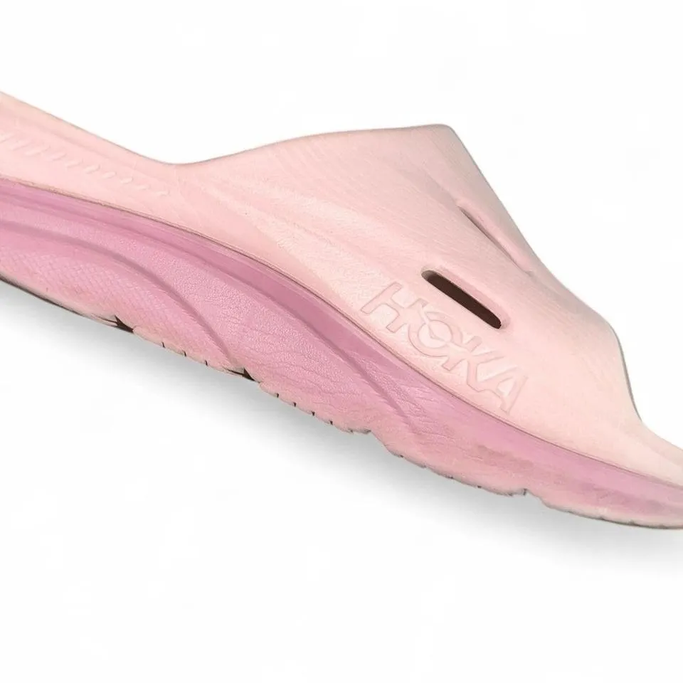 HOKA Recovery Slides Unisex Men's 7 / Women's 9 Pink Lavender Cushioned Comfort - Image 2