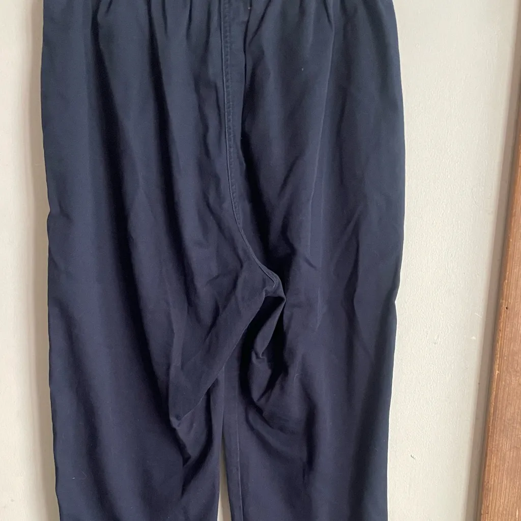 Xirena Navy Draper Cotton Drawstring Pant Blue Size XS - Image 9
