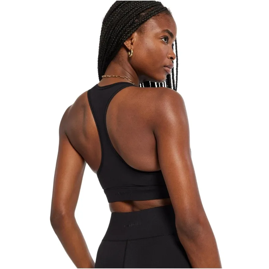 Bandier Center Stage Sports Bra Womens S Black Racerback Pullover Athleisure Gym - Image 2