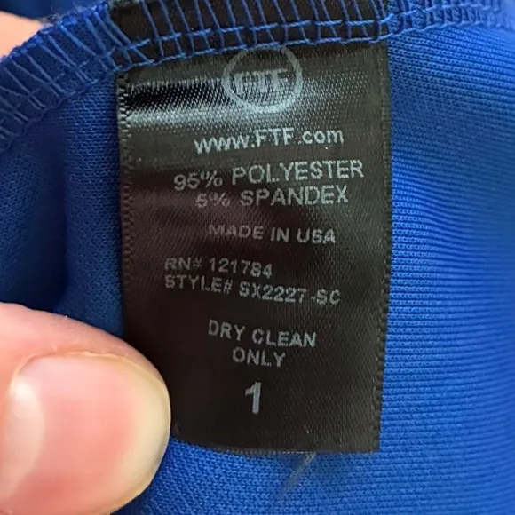 Fashion to Figure Royal Blue Fit & Flare Dress |‎ Women's 1X | EUC - Image 5