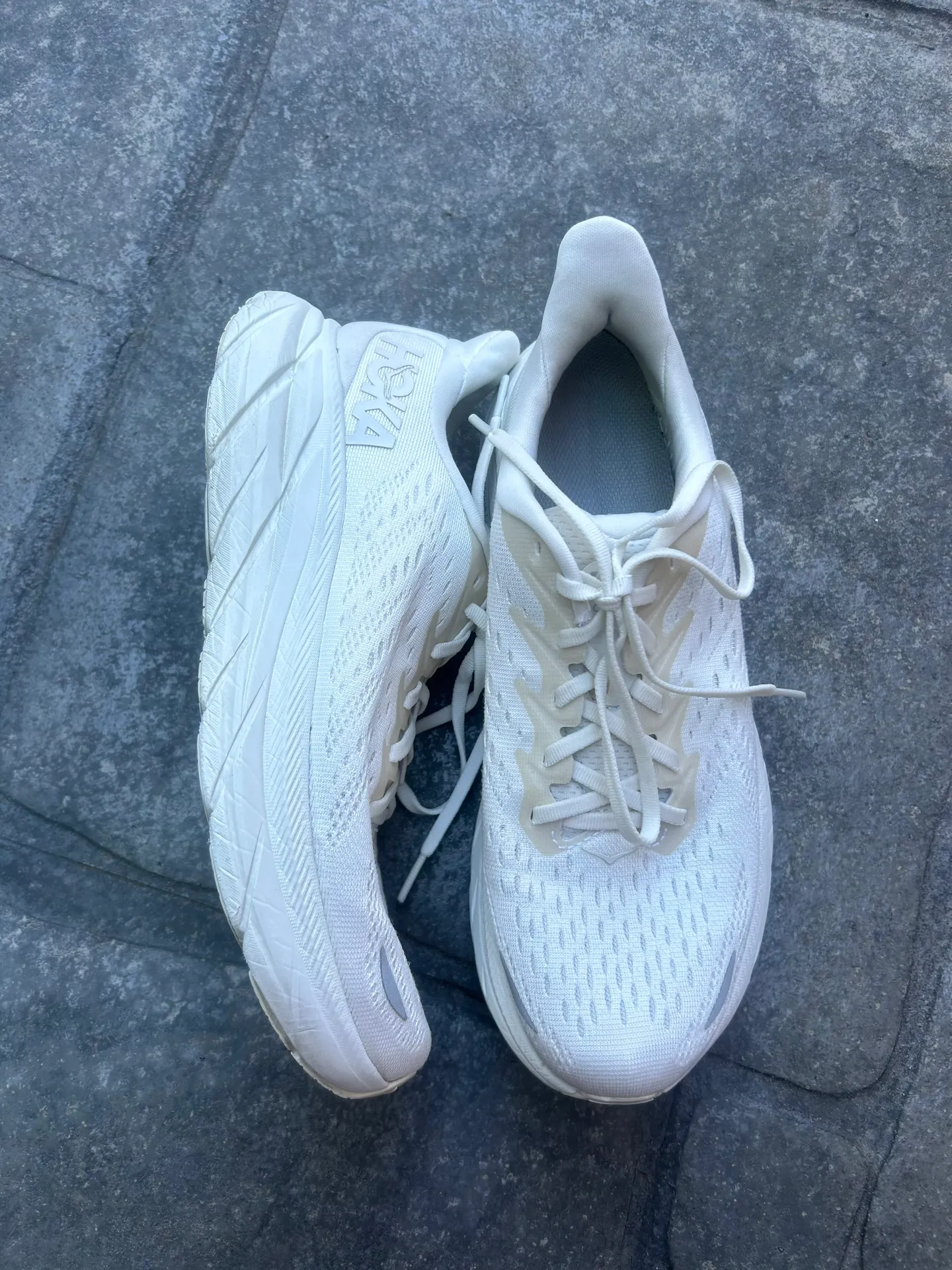 Hoka Clifton 8 White Shoes - Image 9