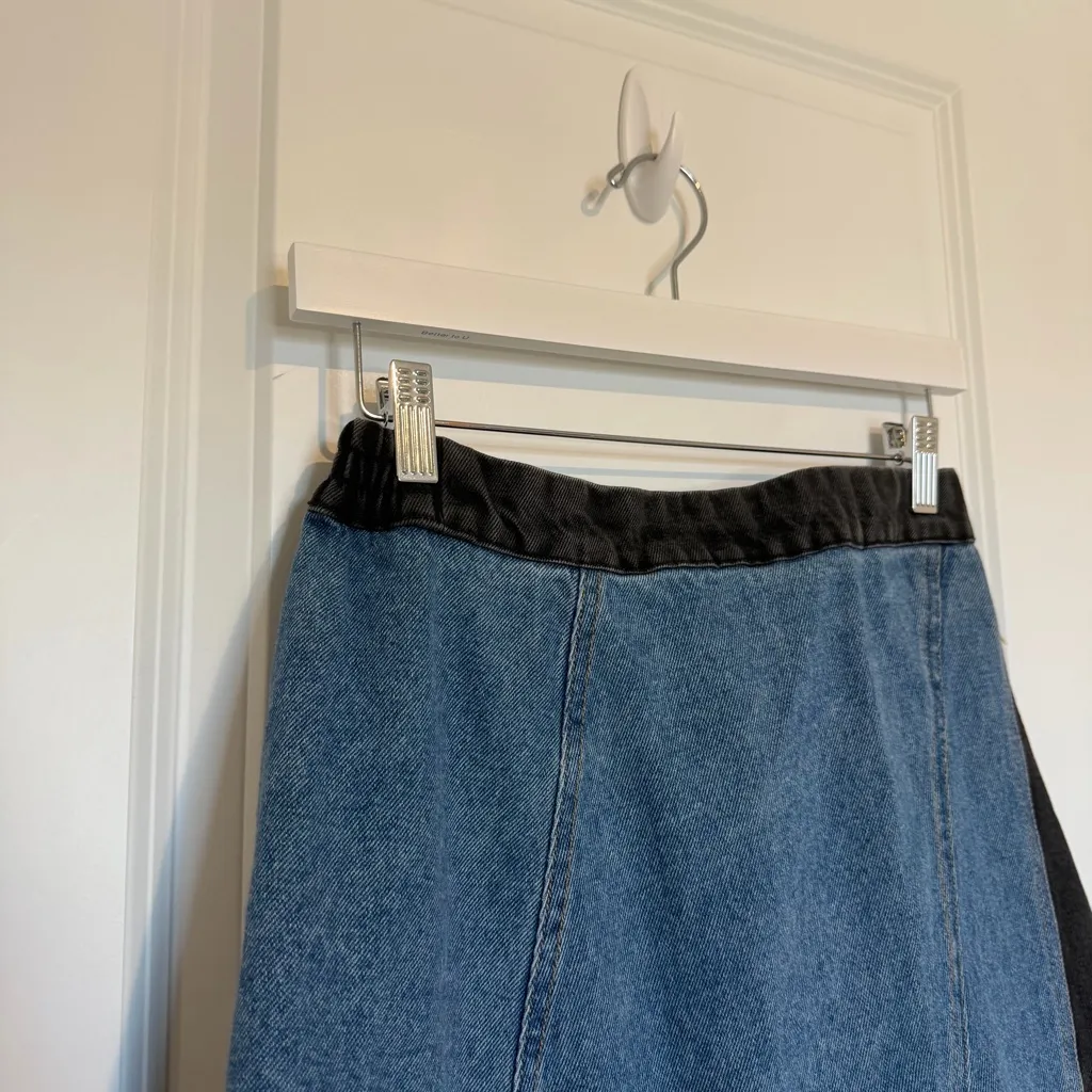 Sea New York Elena Denim Baggy Skirt Blue Size 6 - Image 9