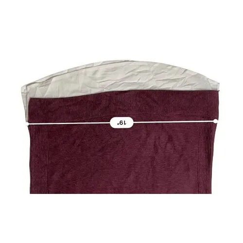 Hilary Radley Heather Burgundy V-neck Shirttail  Sweater SMALL Quiet Luxury $107 - Image 8